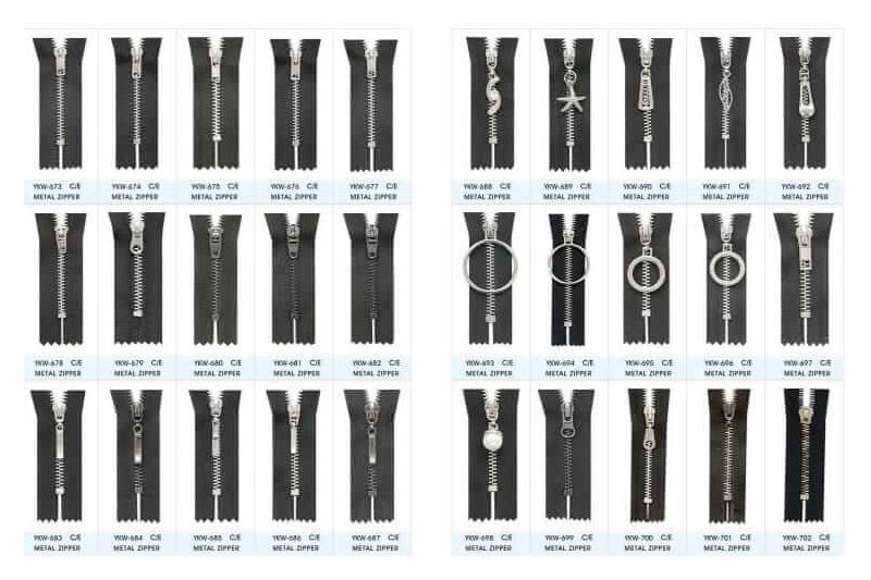 Cierres de Laton y Aluminio Sobre Pedido