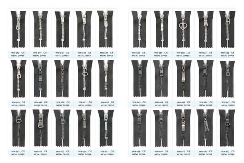 Cierres de Laton y Aluminio Sobre Pedido